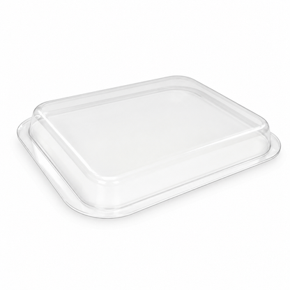 Clear PET lid for W4133 - Recyclable (Pack of 125)