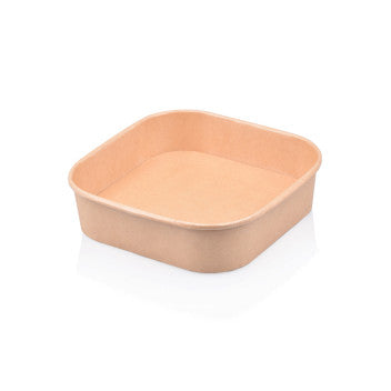 Kraft Square Kraft Bowl 750ml (50 per pack)