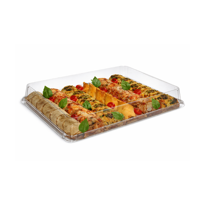 385x300x65mm Platter Base and PET Lid (Pack of 10)