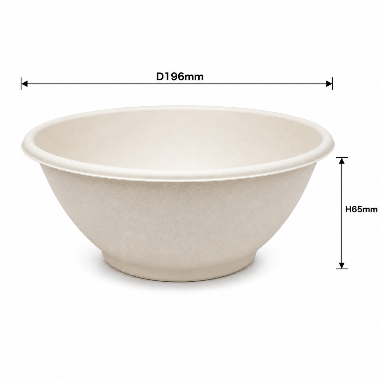 Bagasse 1200ml Salad Bowl (Pack of 50)