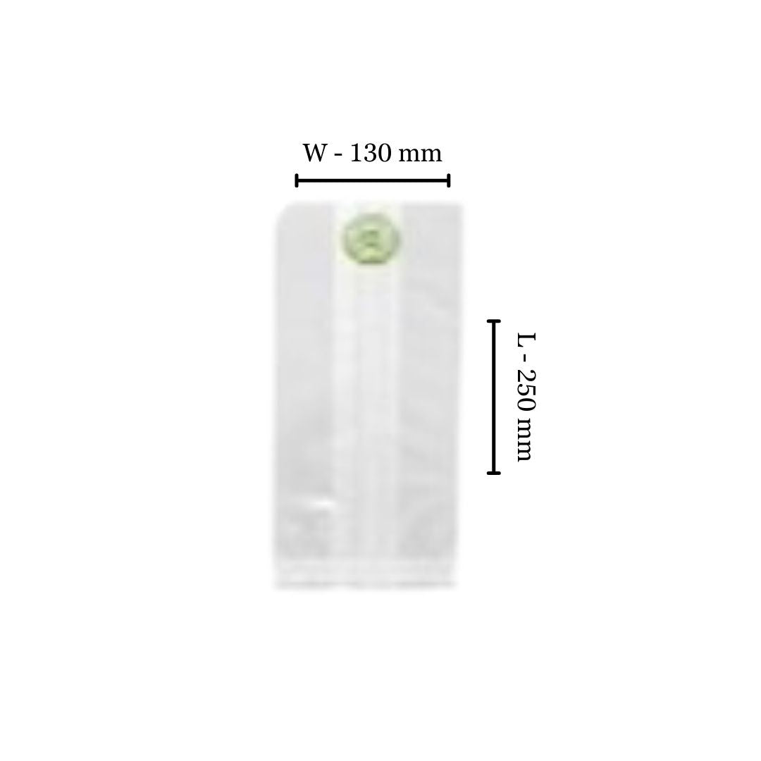 Compostable PLA Bags - 800ml L250xW130  (Pack of 100)