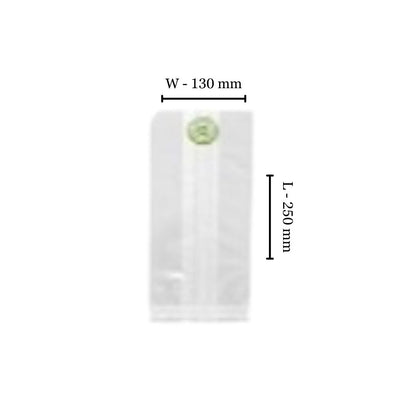 Compostable PLA Bags - 800ml L250xW130  (Pack of 100)