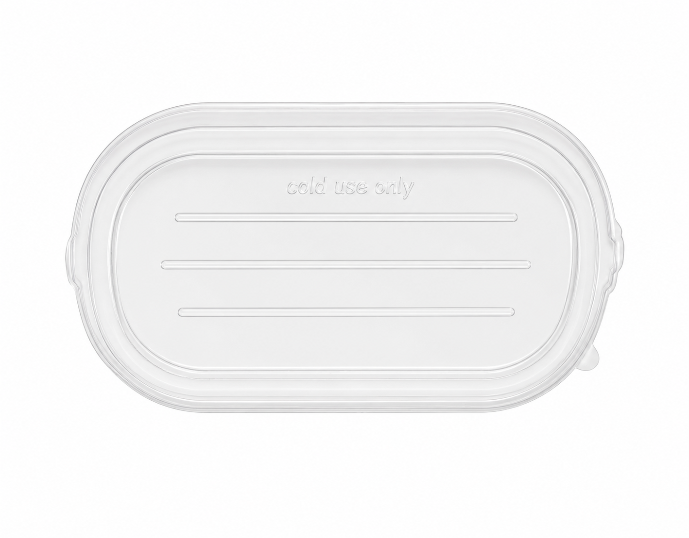 PET Multi-fit lid - fits bagasse BSC & B2C850/1000 container  (Pack of 50)
