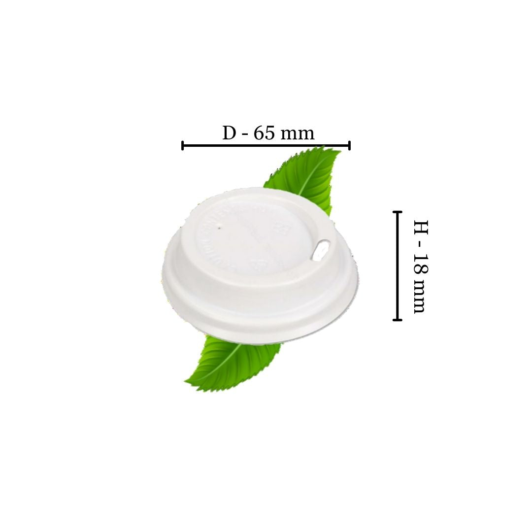 100ml Espresso Lid White (Pack of 100)