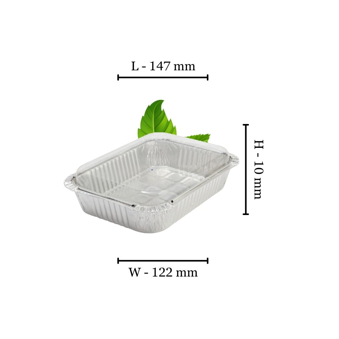 Clear PET lid for W4153 - Recyclable (Pack of 125)