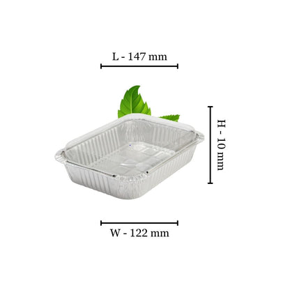 Clear PET lid for W4153 - Recyclable (Pack of 125)