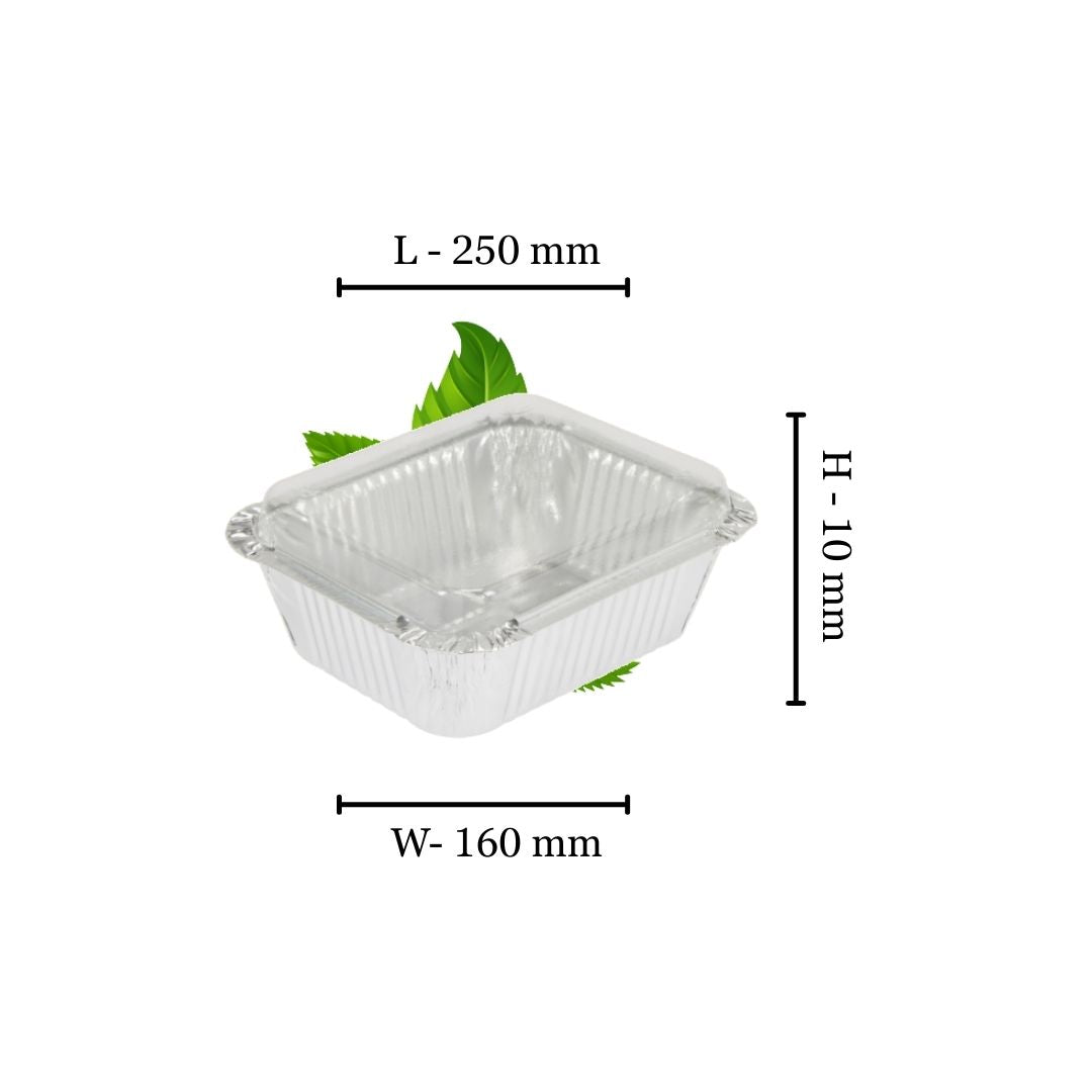 Clear PET lid for W4133 - Recyclable (Pack of 125)
