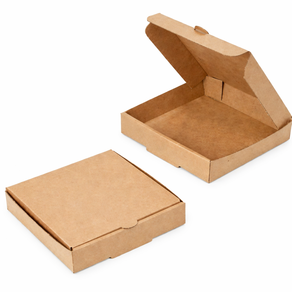Small Pizza Box Smart Flute Kraft 20cm (50)