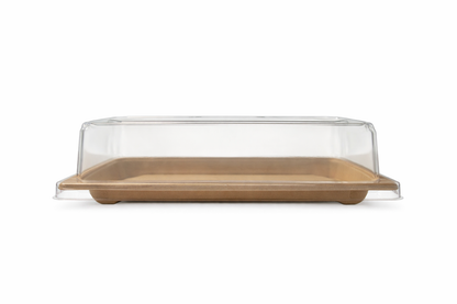 50mm (high) PET Lid for Sushi Tray - Fits BDG0355-B (Pack of 100)
