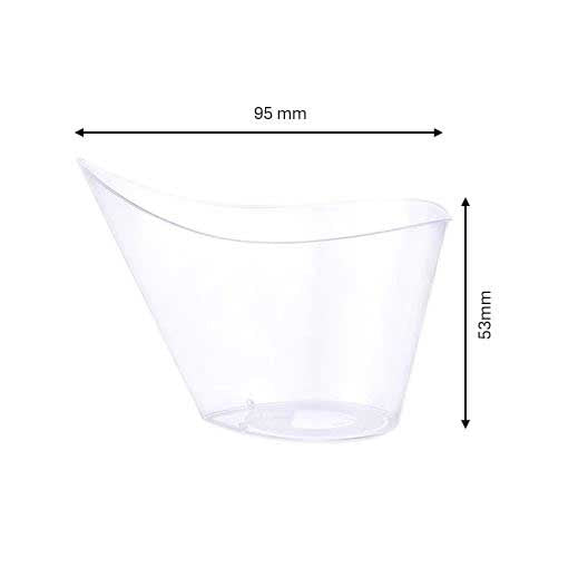 Reuseable Dessert Cup (NO LID) 95x53mm - 120ml - (Pack of 20)