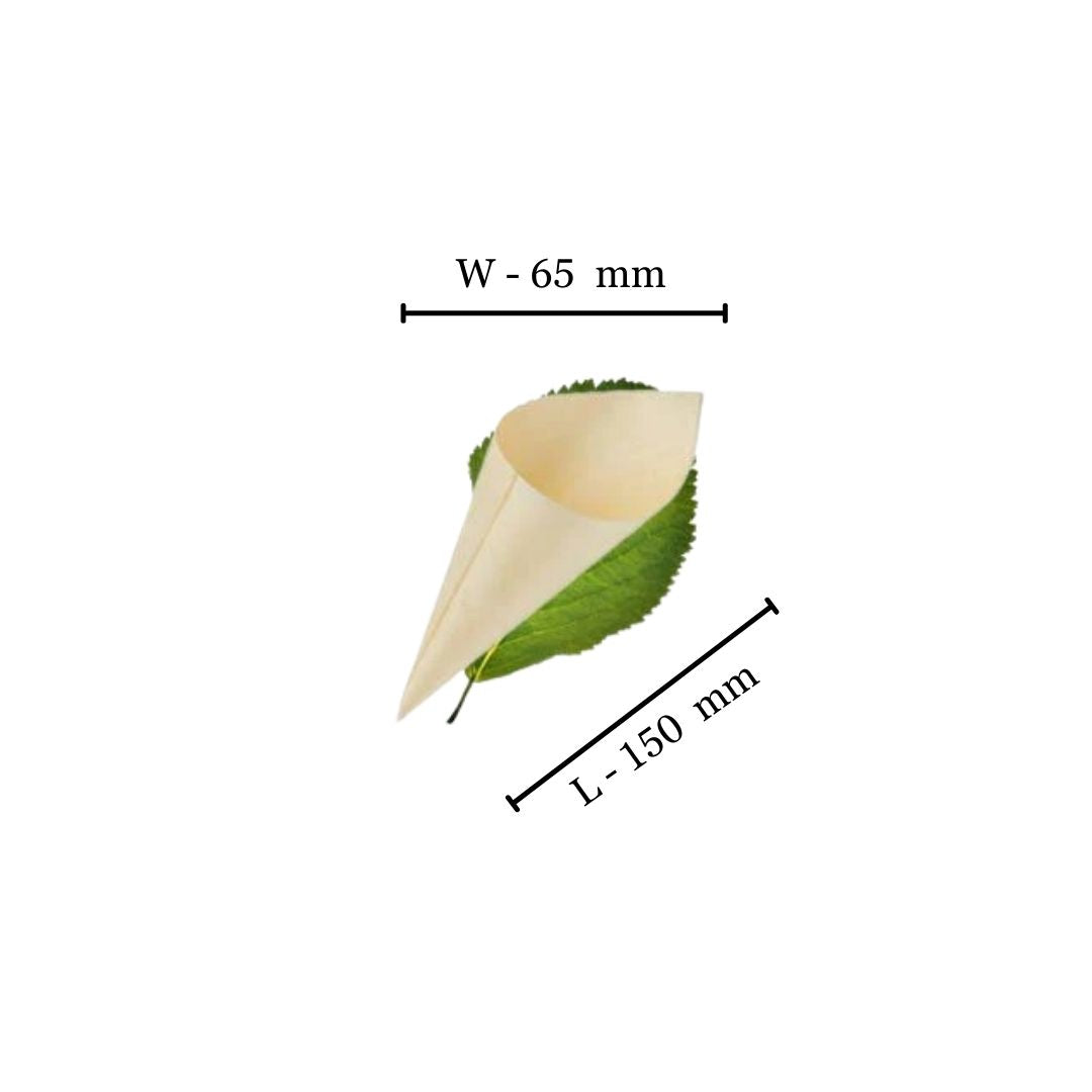 Bamboo Cone Medium - 150x65mm (Pack of 50)