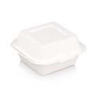 GOURMET BAGASSE BURGER BOX (50 per pack)