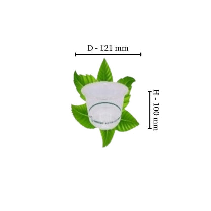750ml PLA Tub -121mm  - NO LID (50 per pack)