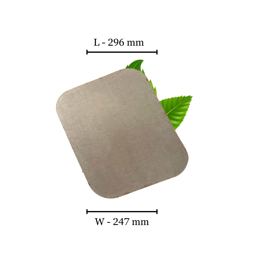 Kraft paper lid for W4016 - Compostable (Pack of 125)