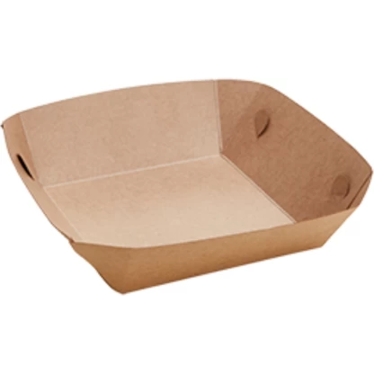 Natural Kraft Food Truck Bowl -120x120x55mm (Pack of 50)