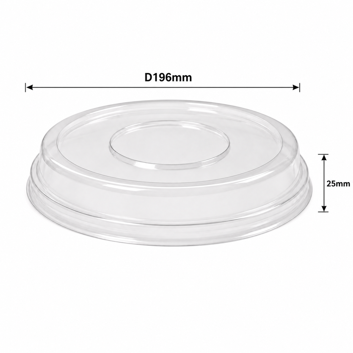 PET Multi-fit Lid - Fits BSB24/32/40 (125 Per Pack)(NEW VERSION)