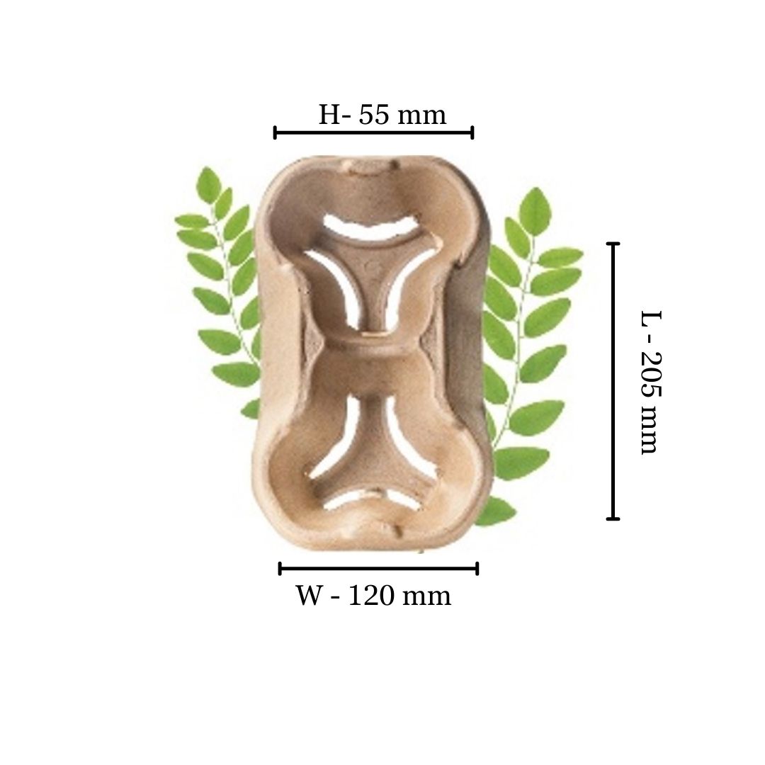 2 Compartment Cup Holder (Pack of 100)