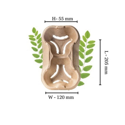 2 Compartment Cup Holder (Pack of 100)