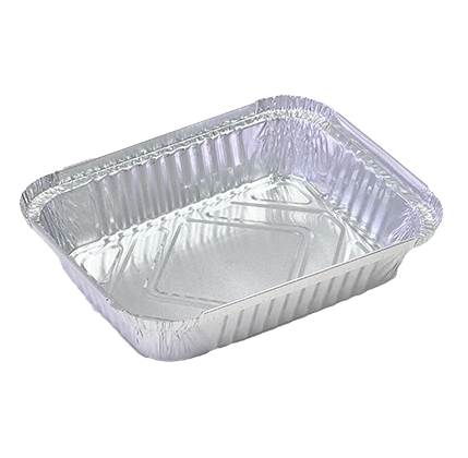 Foil Tray W4153 - 210x158x38mm (890ml) (Pack of 125) - Heavy Duty