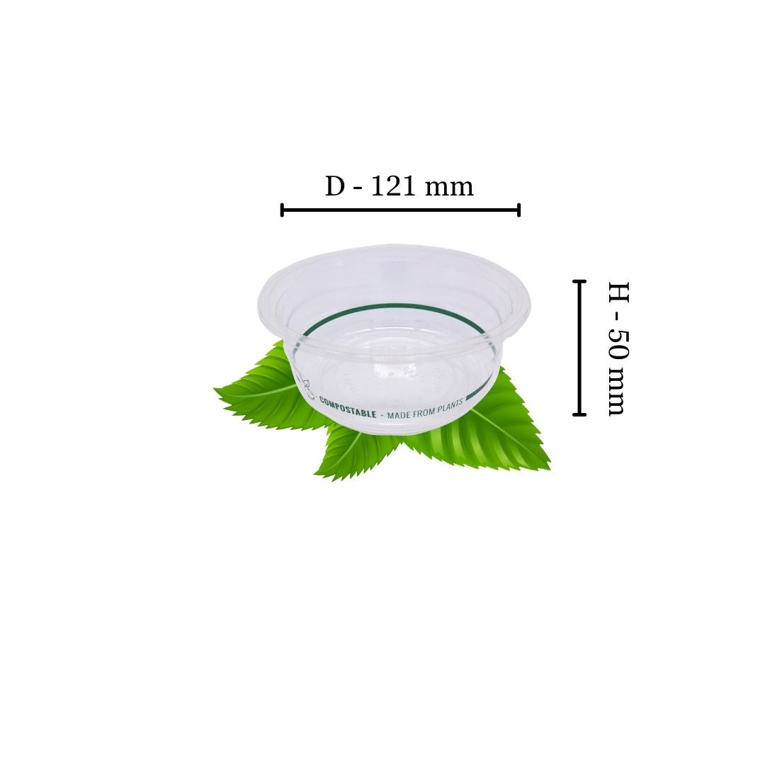350ml PLA Tub - 121mm  - NO LID (50 per pack)