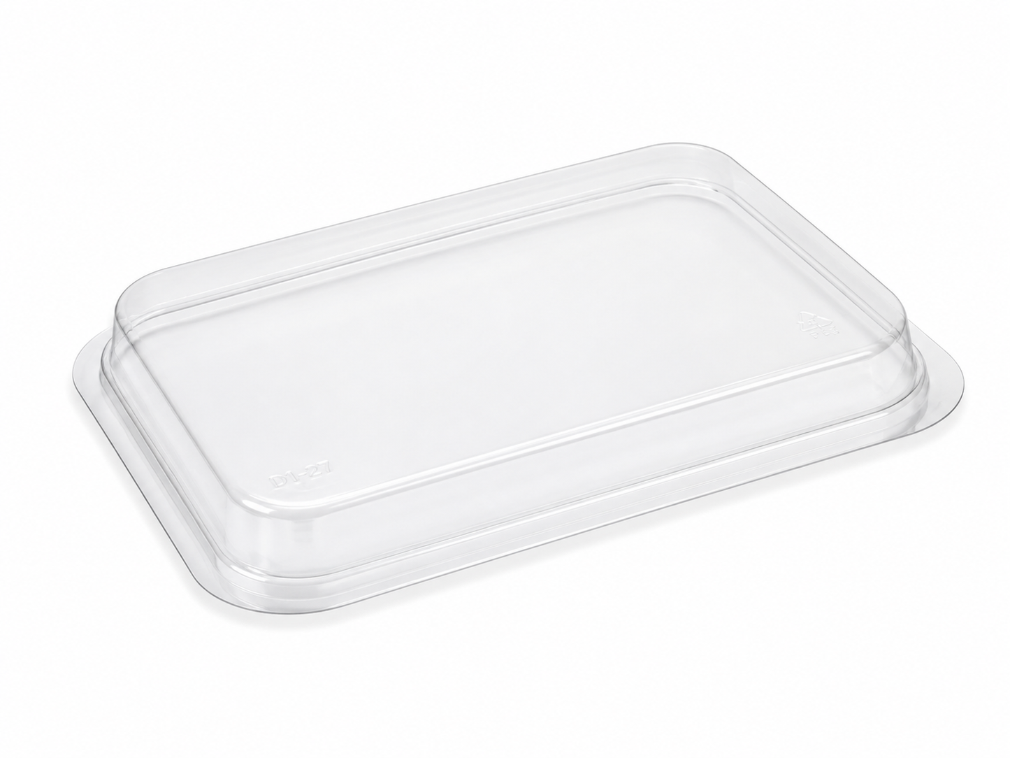 Clear PET lid for W4153 - Recyclable (Pack of 125)