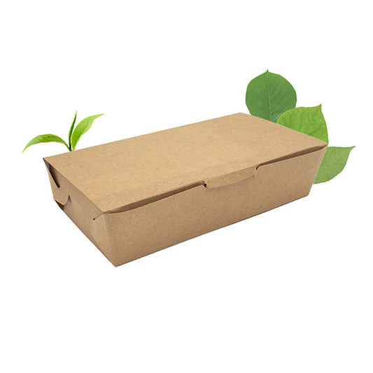 Natural Kraft Large Deli Box -230x120x53mm (Pack of 50)