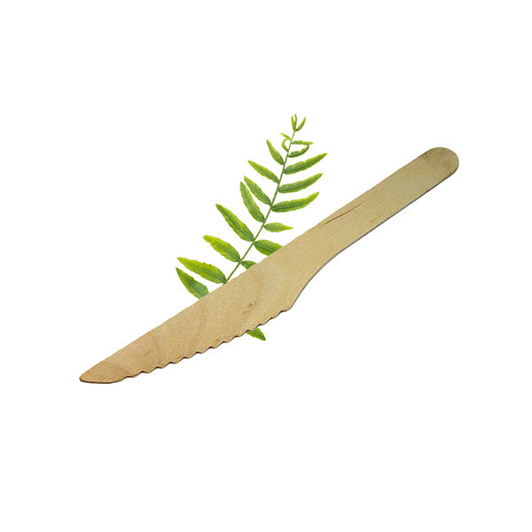 Wooden L160mm Knife (Pack of 100)