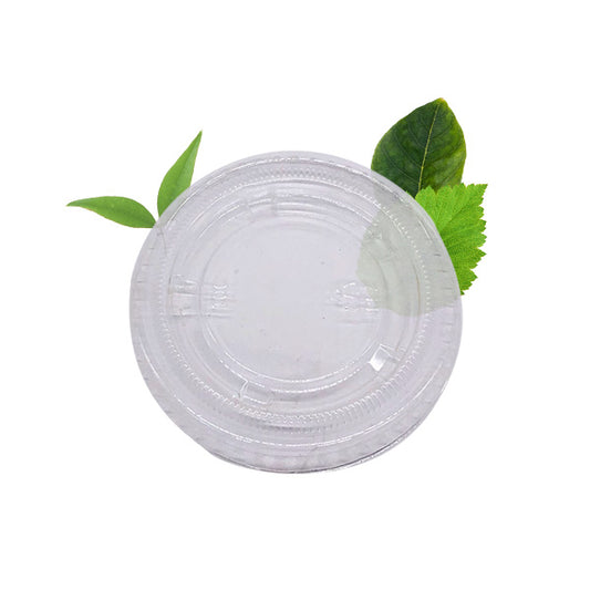 PLA Multi-fit Lid - Fits 30ml/59ml/90ml Portion Cups (Pack of 100)