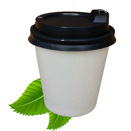 Recyclable Single Wall White 100ml Espresso Cup (Pack of 50)