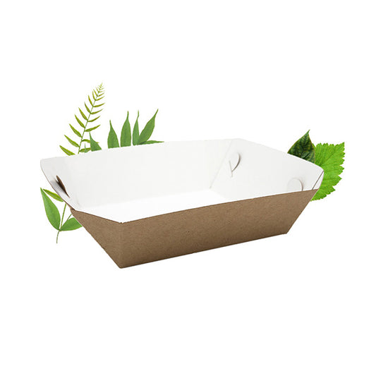 Natural Kraft Food Truck Bowl -120x120x55mm (Pack of 50)