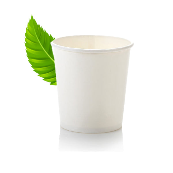 Recyclable 500ml White Ice Cream/Soup Tub (Pack of 25)