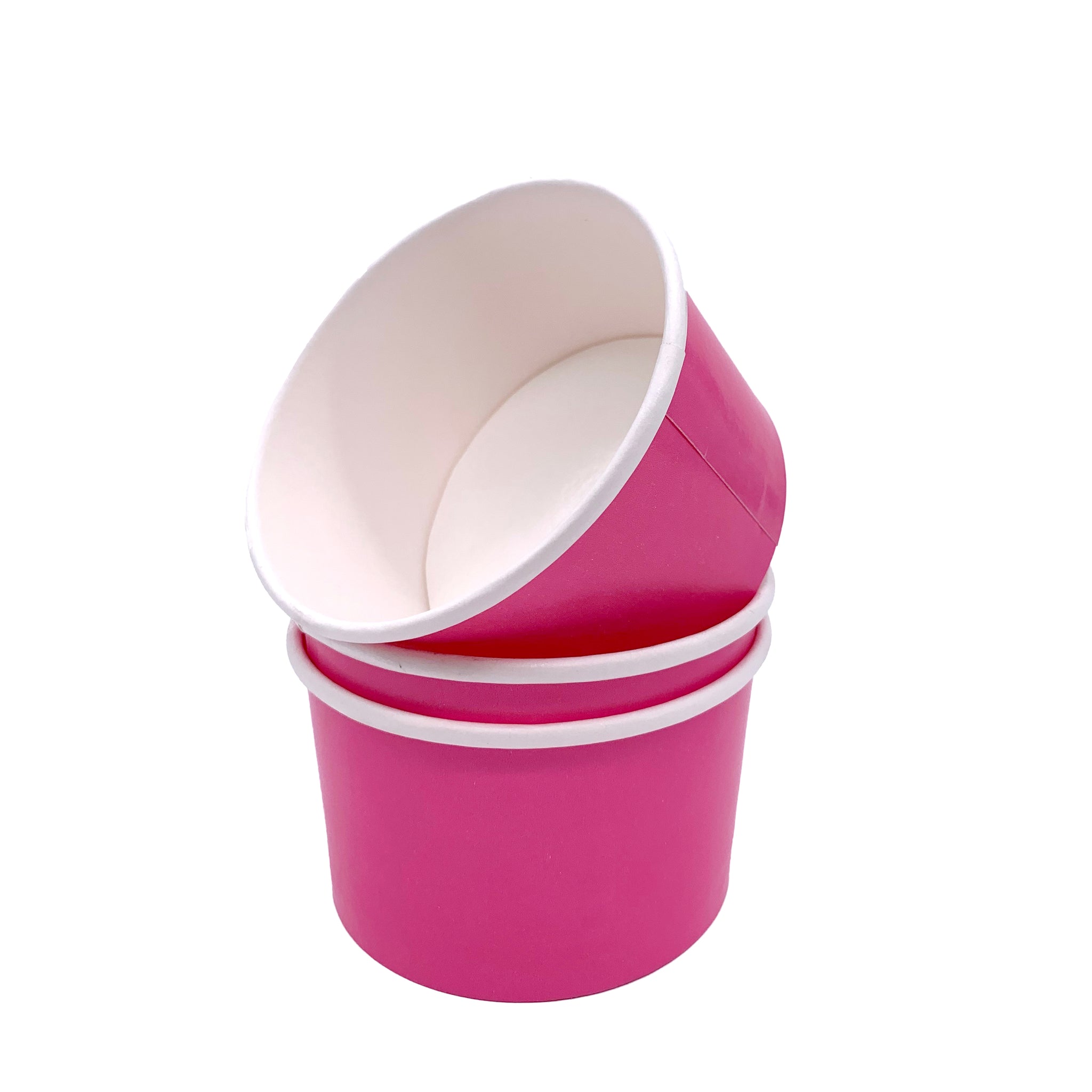 Ice Cream Tub 250ml Pink (Pack of 50)