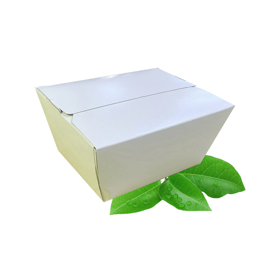 WHITE Small Preformed Lunch Box (pack of 150) - 133MM X 114MM X 62MM ...