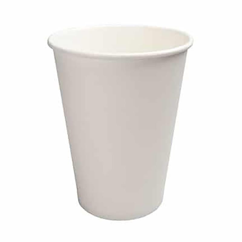 350ml Plain White Double Wall Coffee Cup - PLA Lined (Pack of 25)