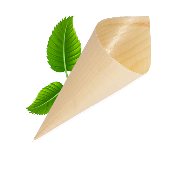 Bamboo Cone - 125mm x 65mm (50p/p)