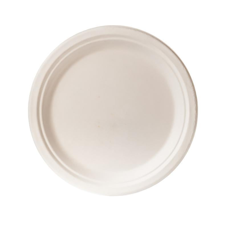 Bagasse 23cm Round Plate (Pack of 50)