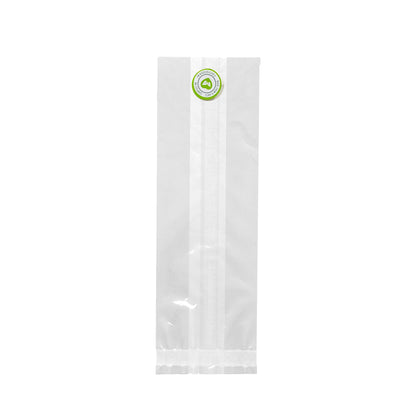 Compostable PLA Bags -3000ml L350xW130xG80 (Pack of 100)