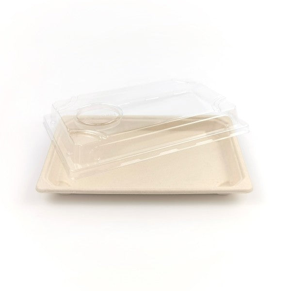 Bagasse Large Sushi Tray 217 x 136mm (Pack of 100)