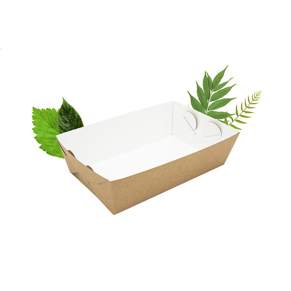 Natural Kraft Open Small Deli Box (50 Per Pack)