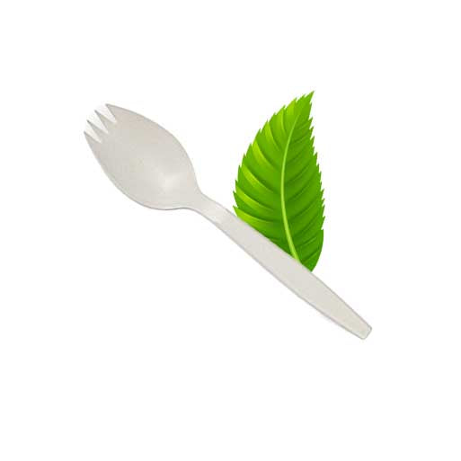 Cornstarch Spork L140mm (Pack of 100)